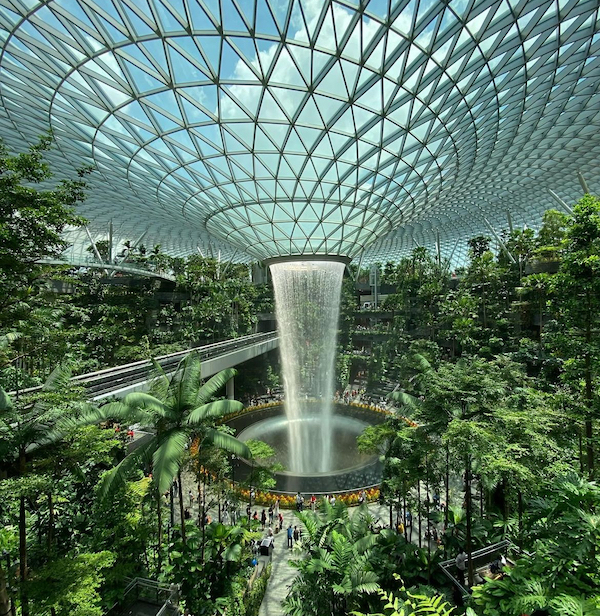 Singapoer waterfall